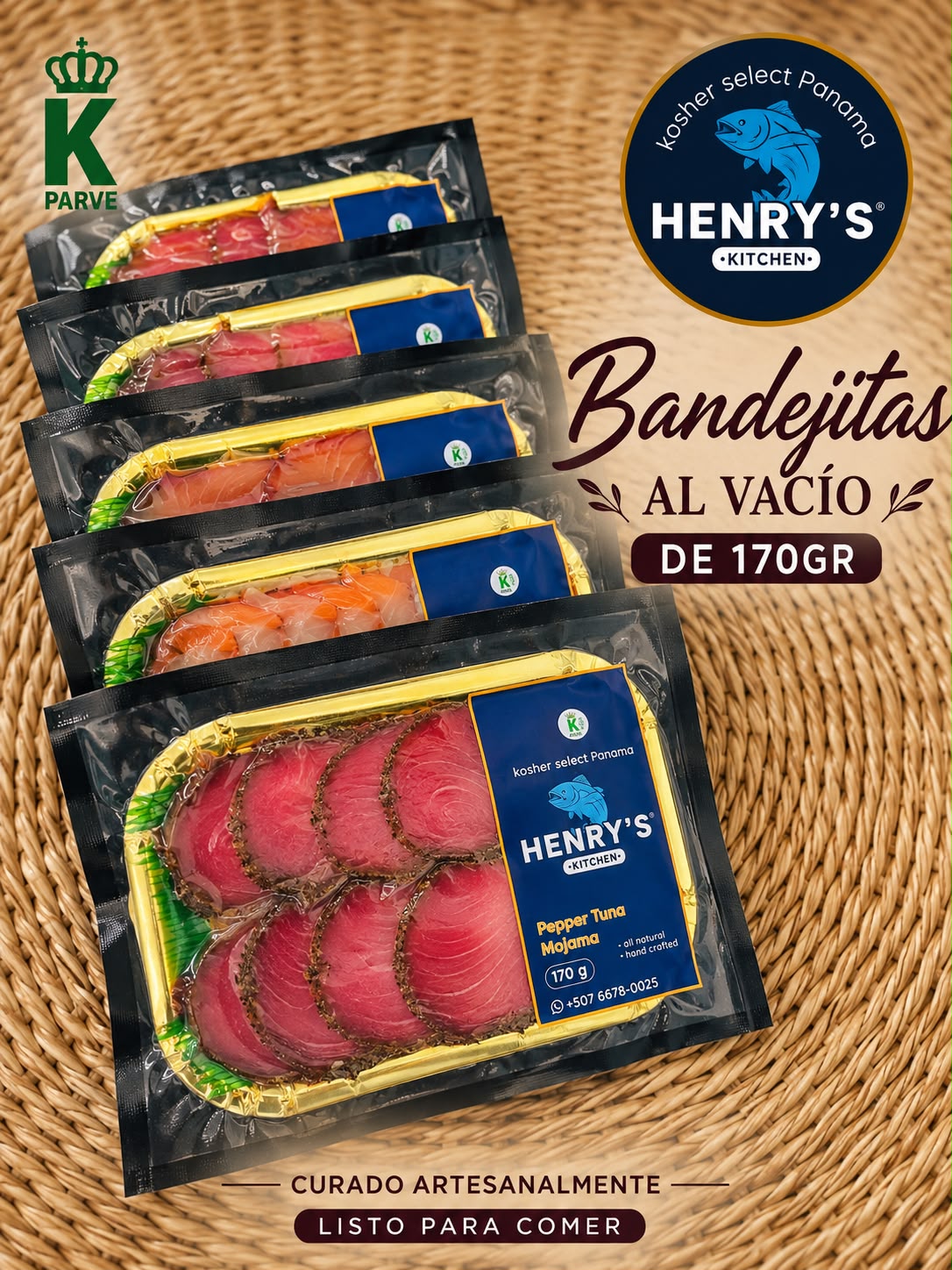 Henrys kosher pescados curados